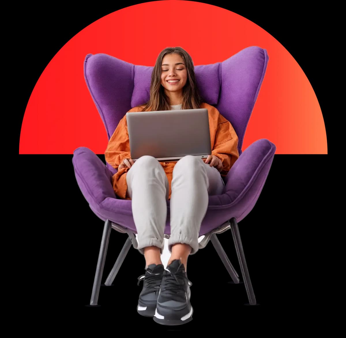 Girl with Laptop