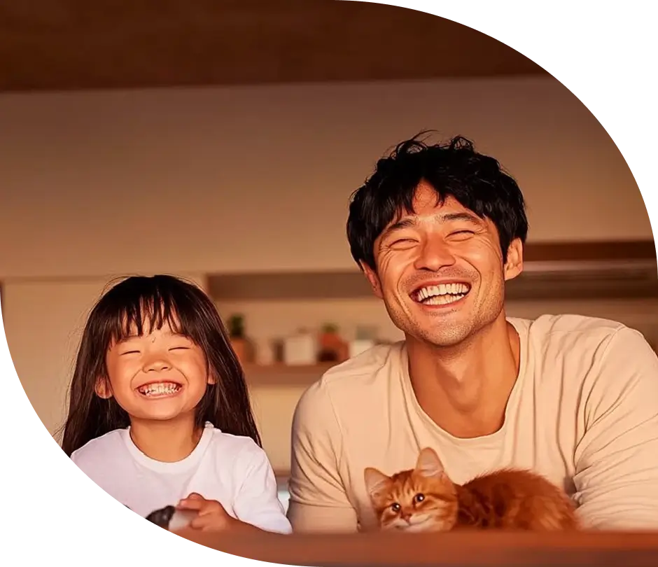 Happiness Man & Girl