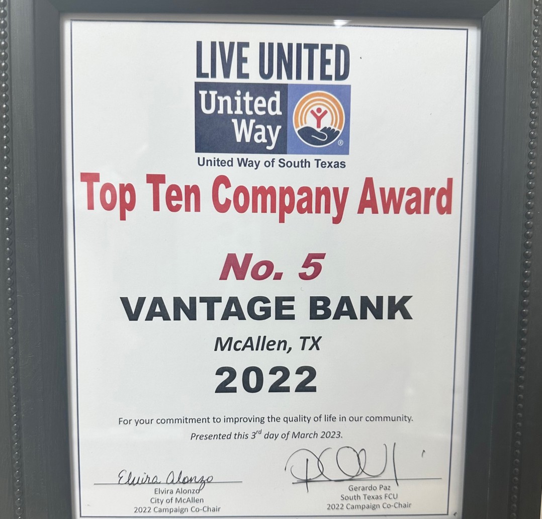 United Way Campaign | Vantage Bank